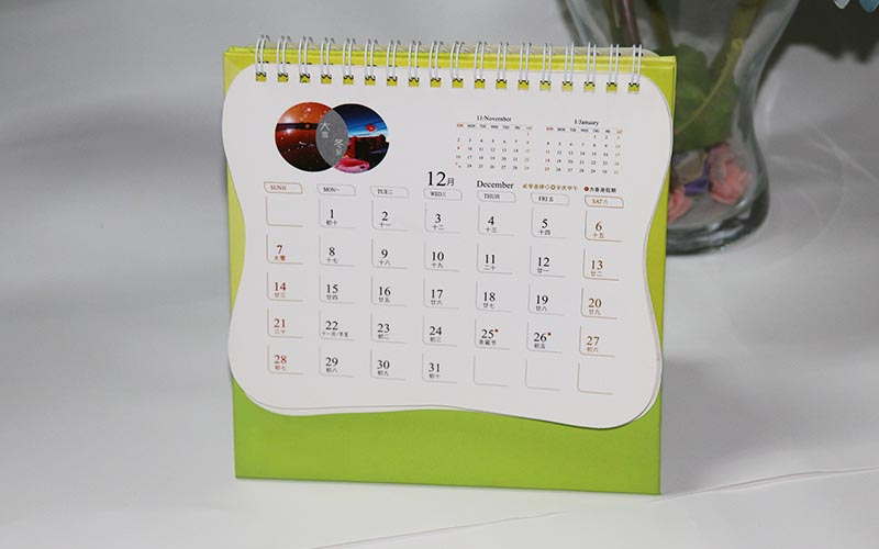 新款台曆定制廠家，定制各種