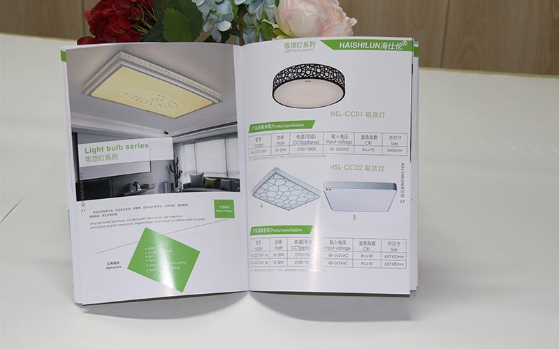 LED畫冊印刷廠家,2018年LED畫冊設計印刷,燈飾畫冊印刷